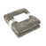 Flanelle Blanche Davos Personnalisable Khaki Maison & Bien-Être