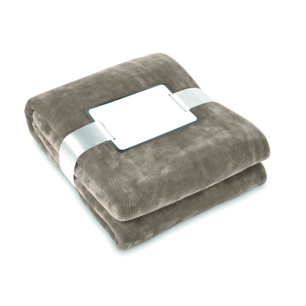 Flanelle Blanche Davos Personnalisable Khaki Maison & Bien-Être