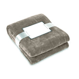 Flanelle Blanche Davos Personnalisable Khaki Maison & Bien-Être