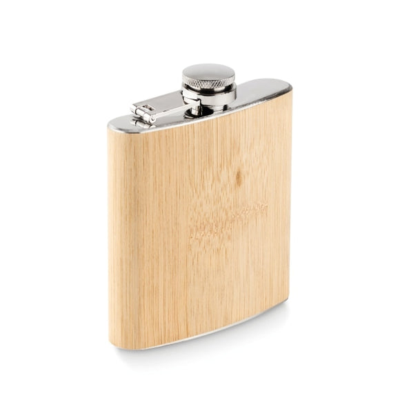 Flasque En Bambou 175Ml Hiphip Personnalisable Beige Accessoires