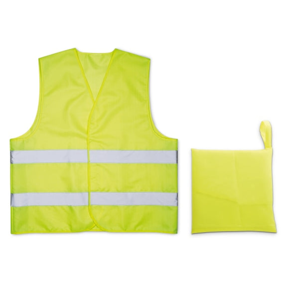 Gilet De Securité Visible Personnalisable Yellow Accessoires Voiture