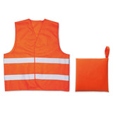 Gilet De Securité Visible Personnalisable Orange Accessoires Voiture