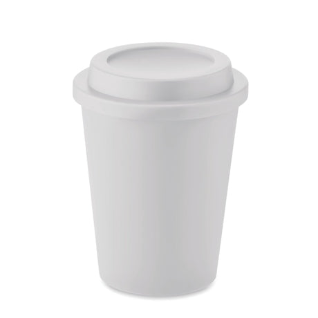 Gobelet Double Paroi Pp 300 Ml Sora Personnalisable White Vaisselle