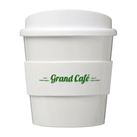 Gobelet En Plastique Simple Paroi 250 Ml Avec Bandeau Antidérapant Personnalisable Récipients