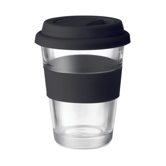 Gobelet En Verre 350 Ml Astoglass Personnalisable Noir Vaisselle