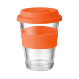 Gobelet En Verre 350 Ml Astoglass Personnalisable Orange Vaisselle