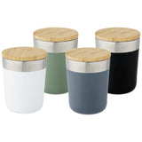 Gobelet Lagan De 300 Ml En Acier Inoxydable À Isolation Sous Vide Cuivre Avec Couvercle Bambou