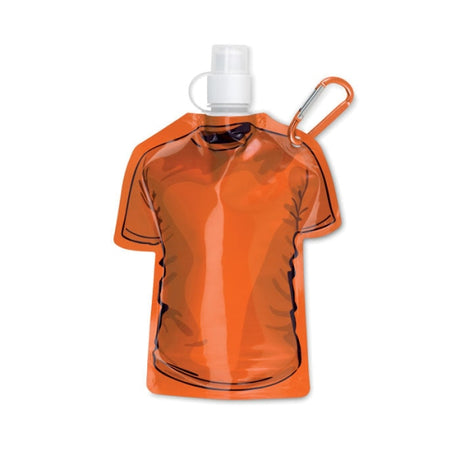 Gourde Pliable T-Shirt Samy Personnalisable Orange Récipients Boisson