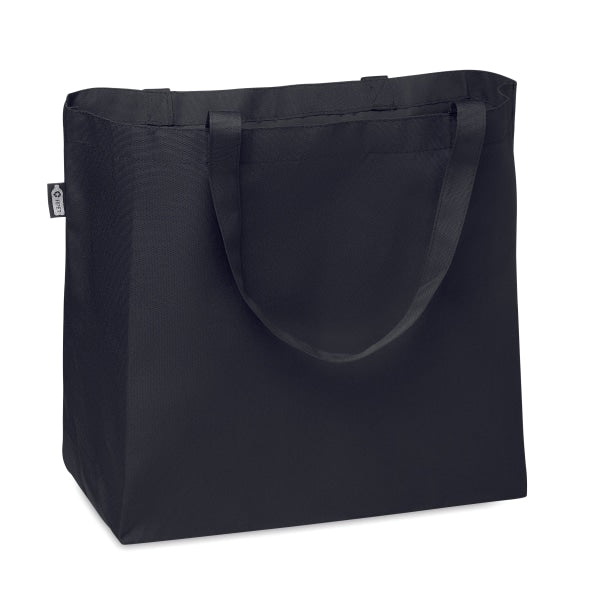 Grand Sac Shopping En Rpet Fama Personnalisable Black Sacs