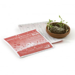 Grand Tapis De Graines À Faire Pousser Personnalisable Plantes Publicitaires