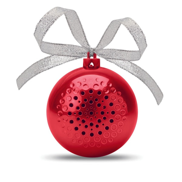 Haut Parleur Boule De Noël Jingle Ball Personnalisable Red Décoration
