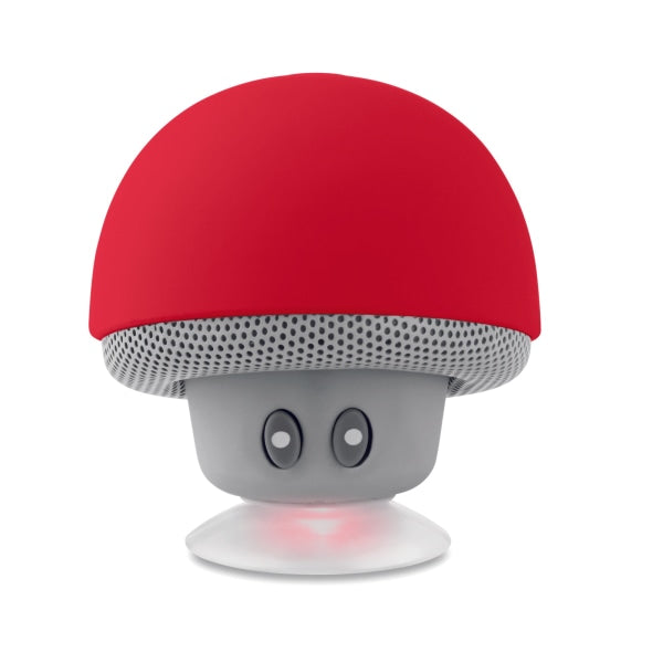 Haut-Parleur Sans Fil 3W. Mushroom Personnalisable Red Audio & Son