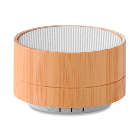 Haut-Parleur Sans Fil Bambou Sound Bamboo Personnalisable White Audio & Son