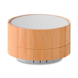Haut-Parleur Sans Fil Bambou Sound Bamboo Personnalisable White Audio & Son