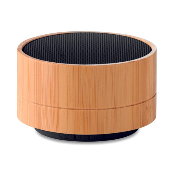 Haut-Parleur Sans Fil Bambou Sound Bamboo Personnalisable Black Audio & Son