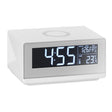 Horloge Led Et Chargeur Sans Fi Sky Wireless Personnalisable White Audio & Son