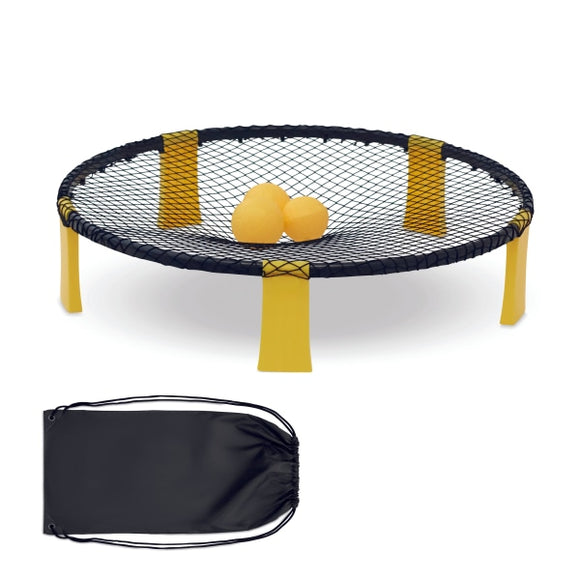 Jeu Dextérieur Filet Rond Picktheball Personnalisable Black Jeux