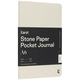 Journal De Poche Karst® A6 En Papier Pierre Et À Couverture Souple - Vierge Personnalisable