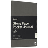 Journal De Poche Karst® A6 En Papier Pierre Et À Couverture Souple - Vierge Personnalisable