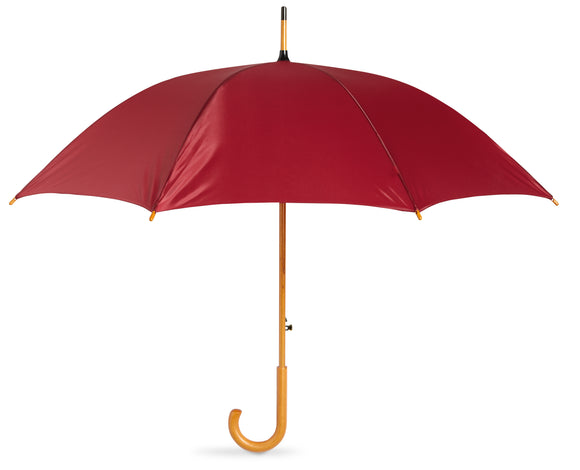 Parapluie avec poignée en bois CUMULI personnalisable-0