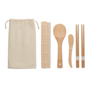 Kit De Fabrication Sushis Ichiba Personnalisable Beige Accessoires Culinaires