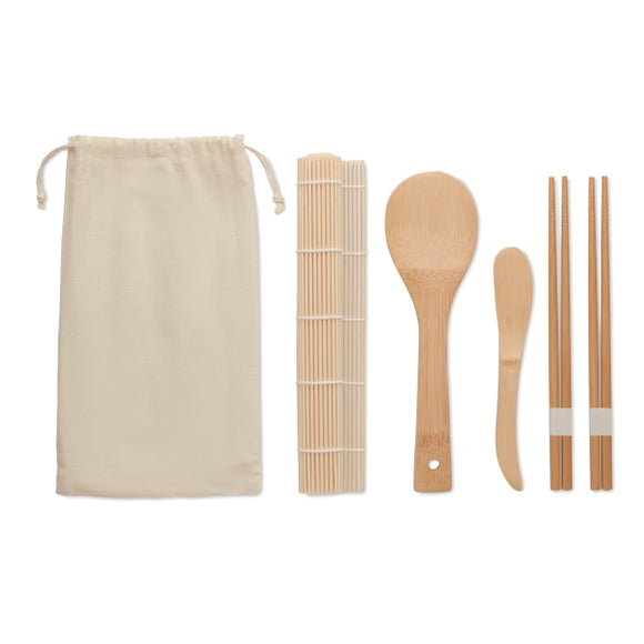 Kit De Fabrication Sushis Ichiba Personnalisable Beige Accessoires Culinaires