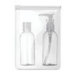 Kit De Flacons Dans Une Pochette Sani Personnalisable Transparent Soins La Personne