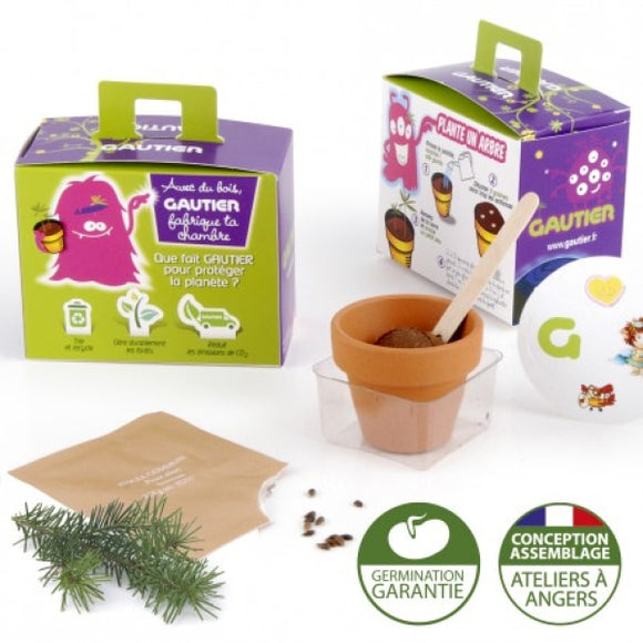 Kit De Plantation Mallette Jardinage Avec Pot Et Graines Personnalisable Plantes Publicitaires