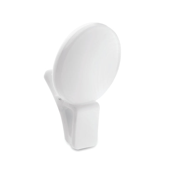 Lampe À Selfie Led Pince Pinny Personnalisable White Accessoires Téléphone