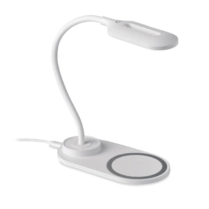Lampe Et Chargeur De Bureau Saturn Personnalisable White Chargeurs Sans Fil