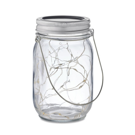Lampe Solaire Dextérieur Pot Lamp Personnalisable Transparent Plein Air