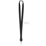 Lanyard Avec Badge Extensible Zip Lanyard Personnalisable Black Accessoires
