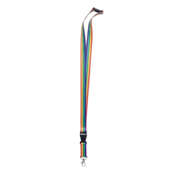 Lanyard En Rpet Arc-En-Ciel Bowyard Personnalisable Multicolour Accessoires