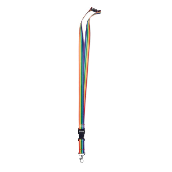Lanyard En Rpet Arc-En-Ciel Bowyard Personnalisable Multicolour Accessoires