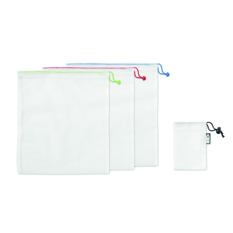 Lot De 3 Sacs En Rpet Veggie Set Personnalisable Blanc Sacs Shopping