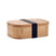 Lunch Box En Bambou 650Ml Laden Personnalisable Brown Accessoires De Déjeuner