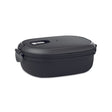 Lunch Box En Pp Lux Lunch Personnalisable Noir Accessoires De Déjeuner