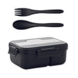 Lunch Box Et Couverts En Pp Makan Personnalisable Black Accessoires De Déjeuner