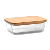 Lunchbox En Verre Et Bambou Tundra Lunchbox Personnalisable Transparent Accessoires De Déjeuner