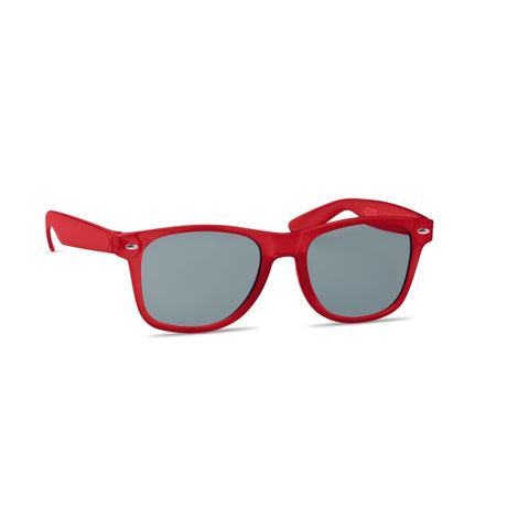 Lunettes De Soleil En Rpet Macusa Personnalisable Red