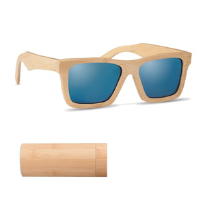 Lunettes De Soleil Étui Bambou Wanaka Personnalisable Brown