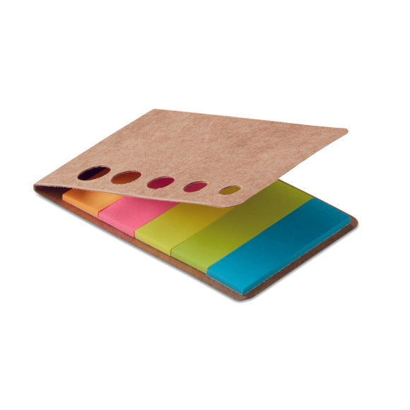 Marqueurs Adhésifs 5 Couleurs Memosticky Personnalisable Beige Accesoires De Bureau