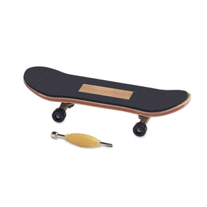 Mini Skateboard En Bois Piruette Personnalisable Brown Anti Stress/ Bonbons