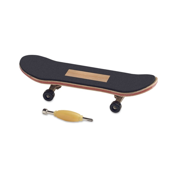Mini Skateboard En Bois Piruette Personnalisable Brown Anti Stress/ Bonbons
