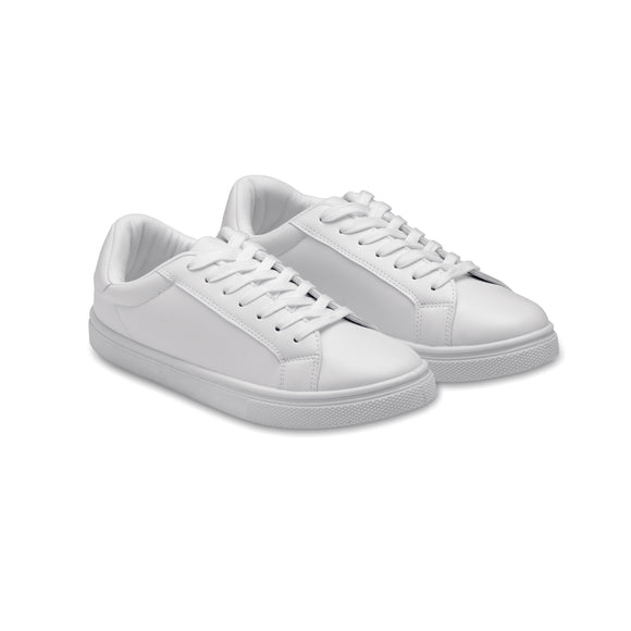 Baskets en PU Taille 40 BLANCOS personnalisable-0