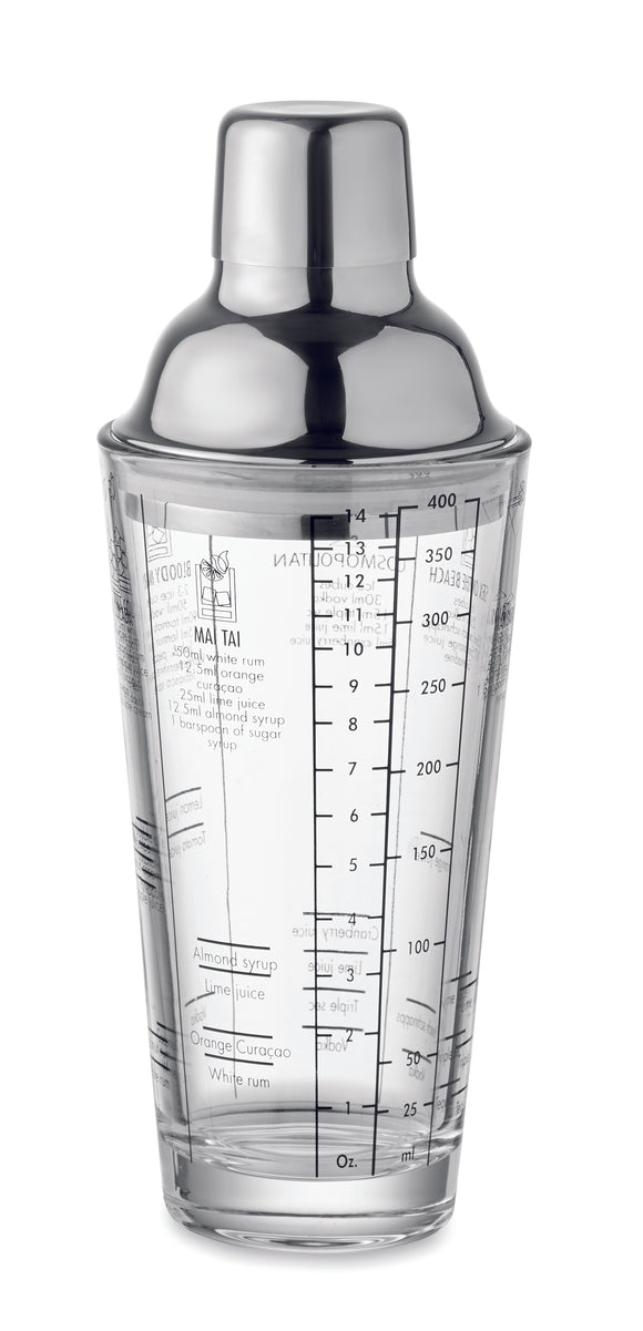 Shaker en verre 400 ml POLITAN personnalisable-0