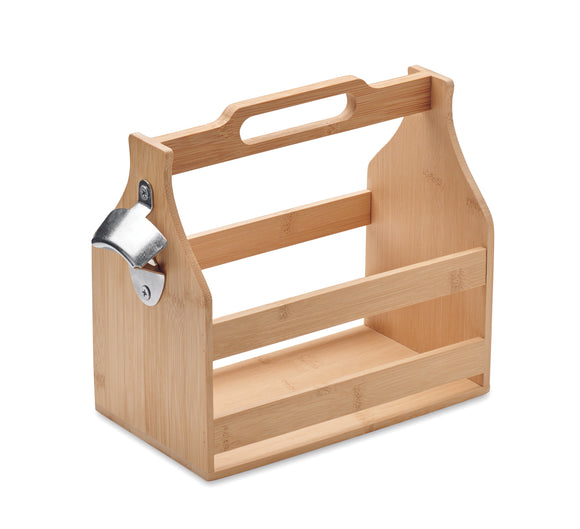 Caisse à bouteilles en bambou CABAS personnalisable-0