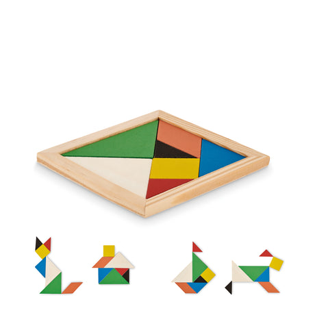 Puzzle Tangram en bois TANGRAM personnalisable-0