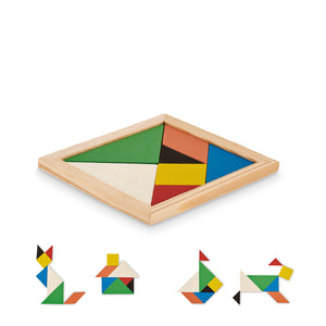 Puzzle Tangram en bois TANGRAM personnalisable-0