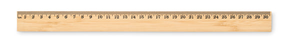 Règle en bambou 30 cm BARIS personnalisable-0